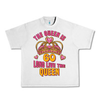 Lunar Rock the queen is 60 long live the queen Urban Heavy Tee - Jasminsmagicworld