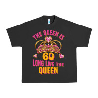 Pigment Black the queen is 60 long live the queen Urban Heavy Tee - Jasminsmagicworld