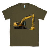 Army Green Excavator Classic Tee - LillyAllenDesigns
