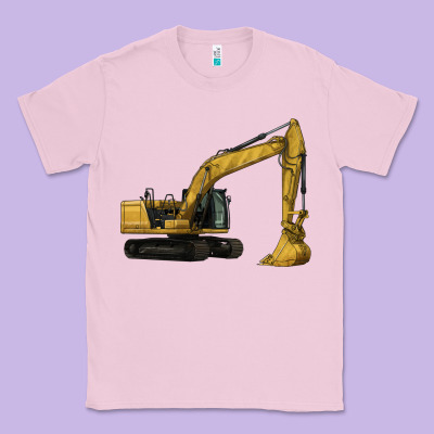 Excavator Classic Tee Designed By Lillyallendesigns