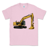 Bubblegum Pink Excavator Classic Tee - LillyAllenDesigns