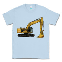 Dusty Blue Excavator Classic Tee - LillyAllenDesigns