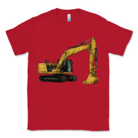 Red Excavator Classic Tee - LillyAllenDesigns
