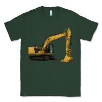 Sports Green Excavator Classic Tee - LillyAllenDesigns