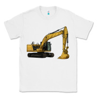 White Excavator Classic Tee - LillyAllenDesigns