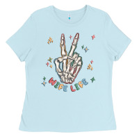 Baby Blue wife life Ladies Tee - MaliasSmallBusiness