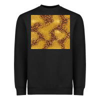 Black gold glitter with leopard pattern Heavyweight Sweatshirt - TumblerDesignByShophia