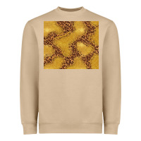 Mushroom gold glitter with leopard pattern Heavyweight Sweatshirt - TumblerDesignByShophia