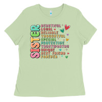Matcha sister beautiful loyal reliable Ladies Tee - MaliasSmallBusiness