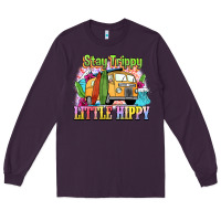 Plum stay trippy little hippy Long Sleeve Tee - NancyCooperArtShop