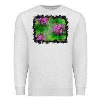 Oatmeal Heather halloween spooky stars background Premium Sweatshirt - BundleAndBundleShop