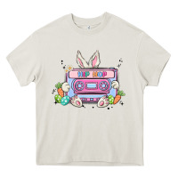 Cream hip hop easter Heavy Core Tee - MaliasSmallBusiness