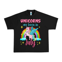 Black unicorns are born in july Urban Heavy Tee - Jasminsmagicworld