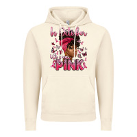 Vintage Artic in october we wear pink with afro woman Vintage Hoodie - Artiststas