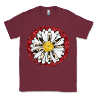 Burgundy daisy Classic Tee - JahusDesignShop
