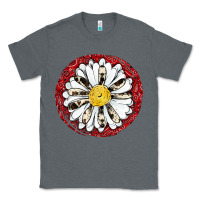 Charcoal Heather daisy Classic Tee - JahusDesignShop