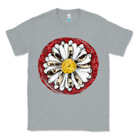 Heather Grey daisy Classic Tee - JahusDesignShop