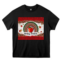 Black merry teacher Heavy Core Tee - AdoDesignShop
