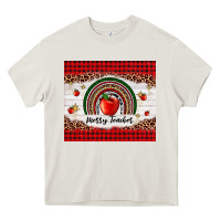 Cream merry teacher Heavy Core Tee - AdoDesignShop