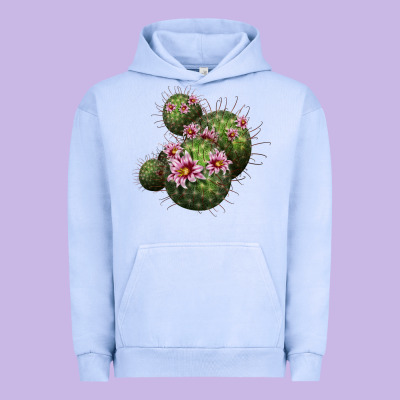Arizona Fishhook Cacti Urban Hoodie Designed By Lillyallendesigns