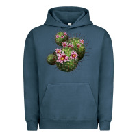 Pigment Midnight Navy arizona fishhook cacti Urban Hoodie - LillyAllenDesigns