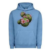 Pigment Pebble Blue arizona fishhook cacti Urban Hoodie - LillyAllenDesigns
