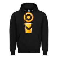 Black marker chain fa element Zipper Hoodie - FaDigitalArtStudio