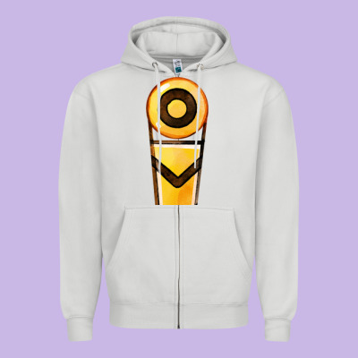 Marker Chain Fa Element Zipper Hoodie Designed By Fadigitalartstudio