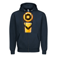 Navy marker chain fa element Zipper Hoodie - FaDigitalArtStudio