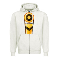Oatmeal Heather marker chain fa element Zipper Hoodie - FaDigitalArtStudio