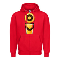Red marker chain fa element Zipper Hoodie - FaDigitalArtStudio