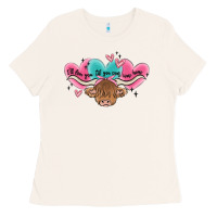 Bone western cow and heart Ladies Tee - MaliasSmallBusiness