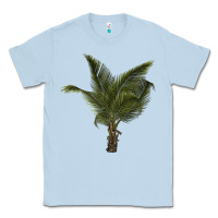 Dusty Blue palm tree Classic Tee - LillyAllenDesigns