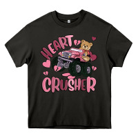 Asphalt heart crusher Heavy Core Tee - MaliasSmallBusiness