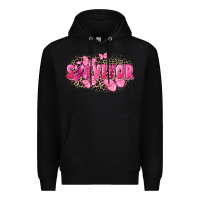 Black Survivor Breast Cancer Premium Hoodie - FaDigitalArtStudio