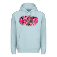 Blue Mist Survivor Breast Cancer Premium Hoodie - FaDigitalArtStudio