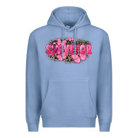 Colony Blue Survivor Breast Cancer Premium Hoodie - FaDigitalArtStudio