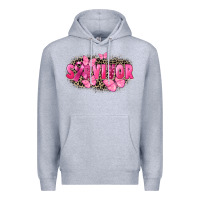 Heather Grey Survivor Breast Cancer Premium Hoodie - FaDigitalArtStudio