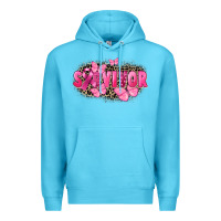 Ocean Blue Survivor Breast Cancer Premium Hoodie - FaDigitalArtStudio