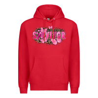 Red Survivor Breast Cancer Premium Hoodie - FaDigitalArtStudio
