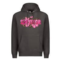 Smoke Survivor Breast Cancer Premium Hoodie - FaDigitalArtStudio