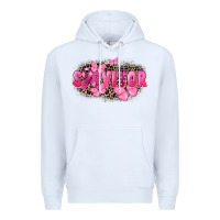 White Survivor Breast Cancer Premium Hoodie - FaDigitalArtStudio