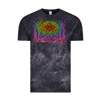 Cloud Black colorful zebra background Vintage Tee - RanaPortraitStore