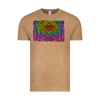 Vintage Camel colorful zebra background Vintage Tee - RanaPortraitStore