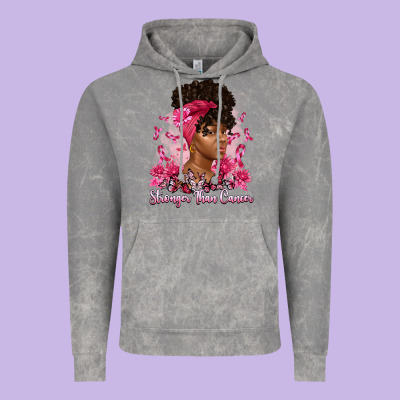 Stronger Than Cancer Vintage Hoodie Designed By Artiststas