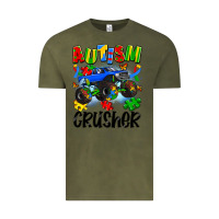Vintage Olive autism crusher Vintage Tee - Artiststas