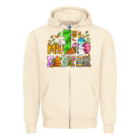 Sandshell Easter Day My first Easter with eggs and rabbits Zipper Hoodie - OliviaCreatesArt