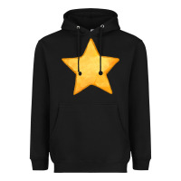 Black yellow star Heavyweight Hoodie - FaDigitalArtStudio