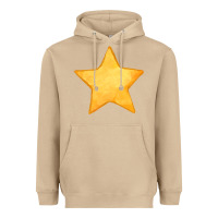 Mushroom yellow star Heavyweight Hoodie - FaDigitalArtStudio