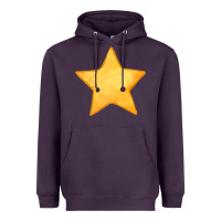 Plum yellow star Heavyweight Hoodie - FaDigitalArtStudio